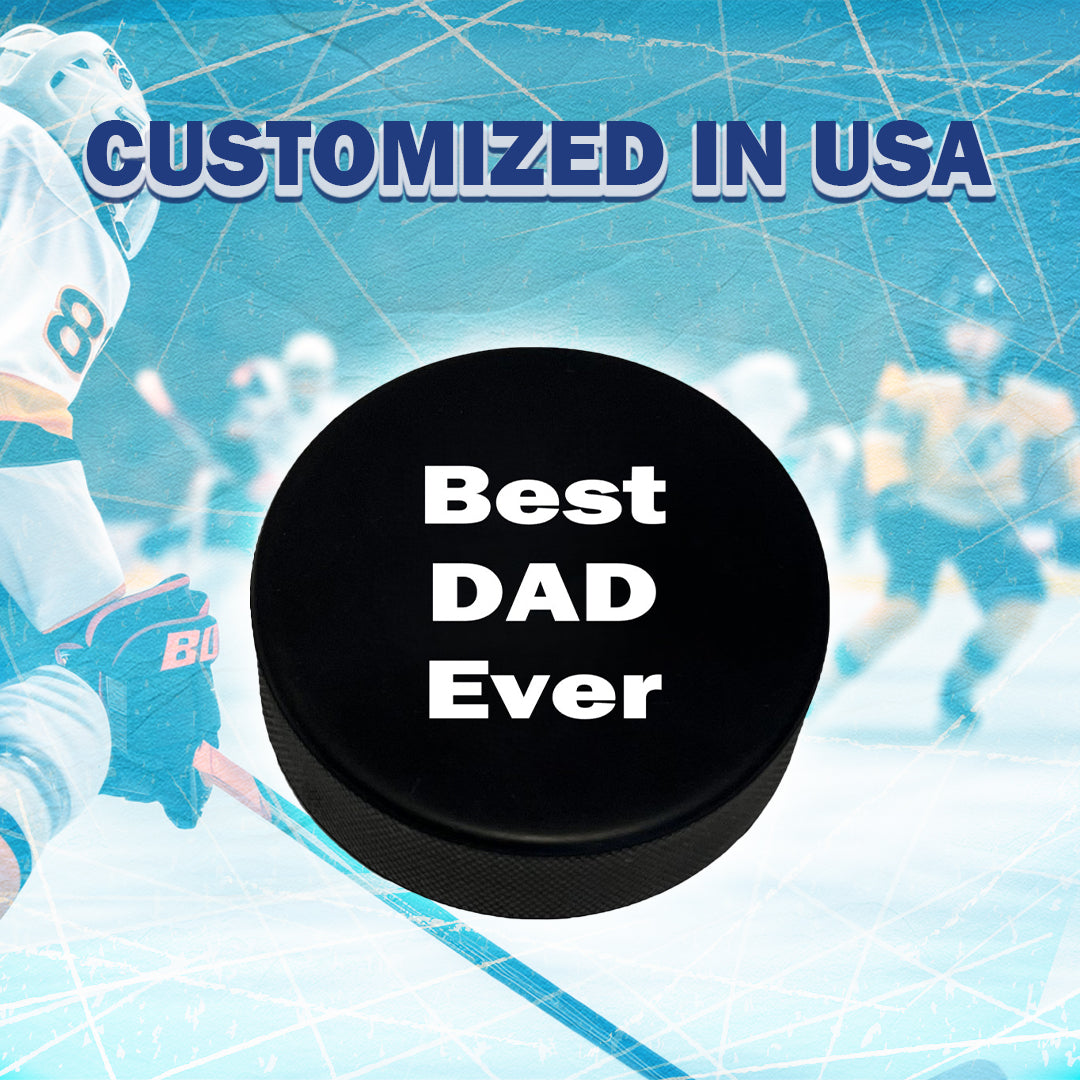 Customized Best Dad Ever Hockey 3