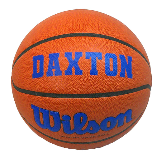 Custom Basketball with Varsity Font