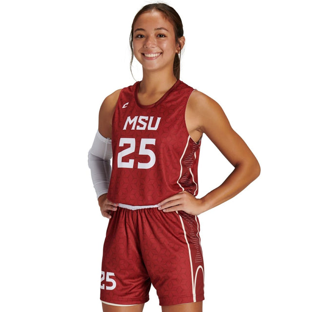 Custom Loose Fit Double-Ply Reversible Basketball Jersey Womens, Girls Team Basketball Jerseys