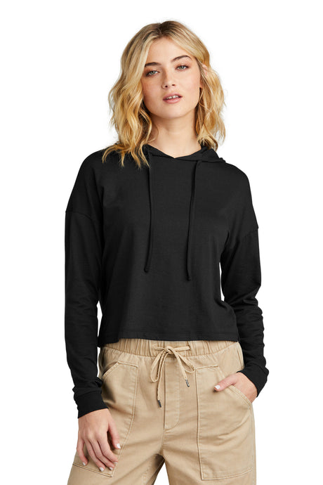 District Women's   Perfect Tri   Midi Long Sleeve Hoodie DT1390L