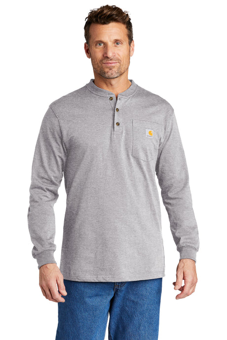 Carhartt Men's   Long Sleeve Henley T-Shirt CTK128