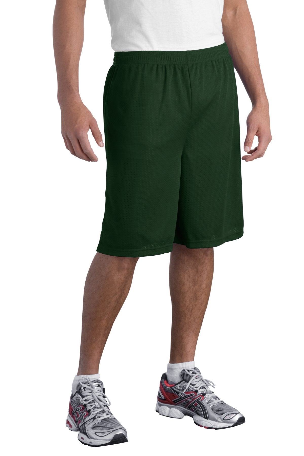 Sport-Tek Men's   Long Mesh Short