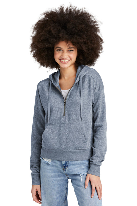 District Women's   Perfect Tri   Fleece 1/2-Zip Pullover DT1311