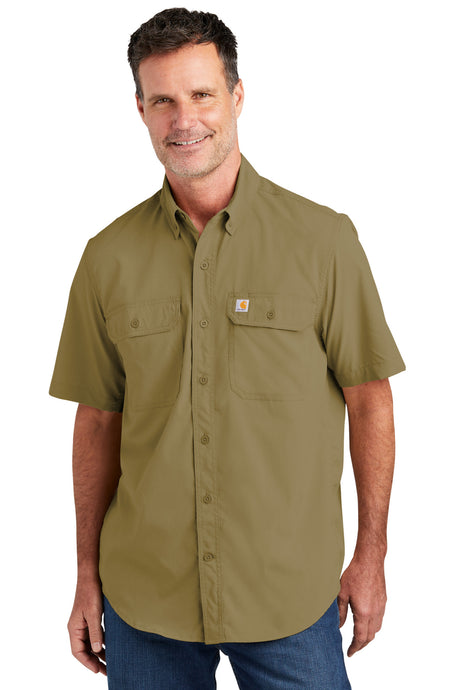 Carhartt Men's Force   Solid Short Sleeve Shirt CT105292