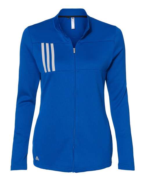 adidas Women's 3-Stripes Double Knit Full-Zip-1