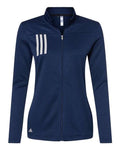 adidas Women's 3-Stripes Double Knit Full-Zip-1