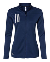 adidas Women's 3-Stripes Double Knit Full-Zip-1