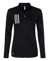 adidas Women's 3-Stripes Double Knit Full-Zip-1