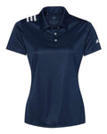 adidas Women's 3-Stripes Shoulder Polo-1