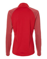 adidas Women's Stripe Block Quarter-Zip Pullover-2