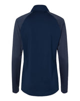 adidas Women's Stripe Block Quarter-Zip Pullover-2