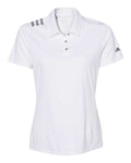 adidas Women's 3-Stripes Shoulder Polo-1