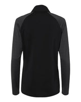 adidas Women's Stripe Block Quarter-Zip Pullover-2