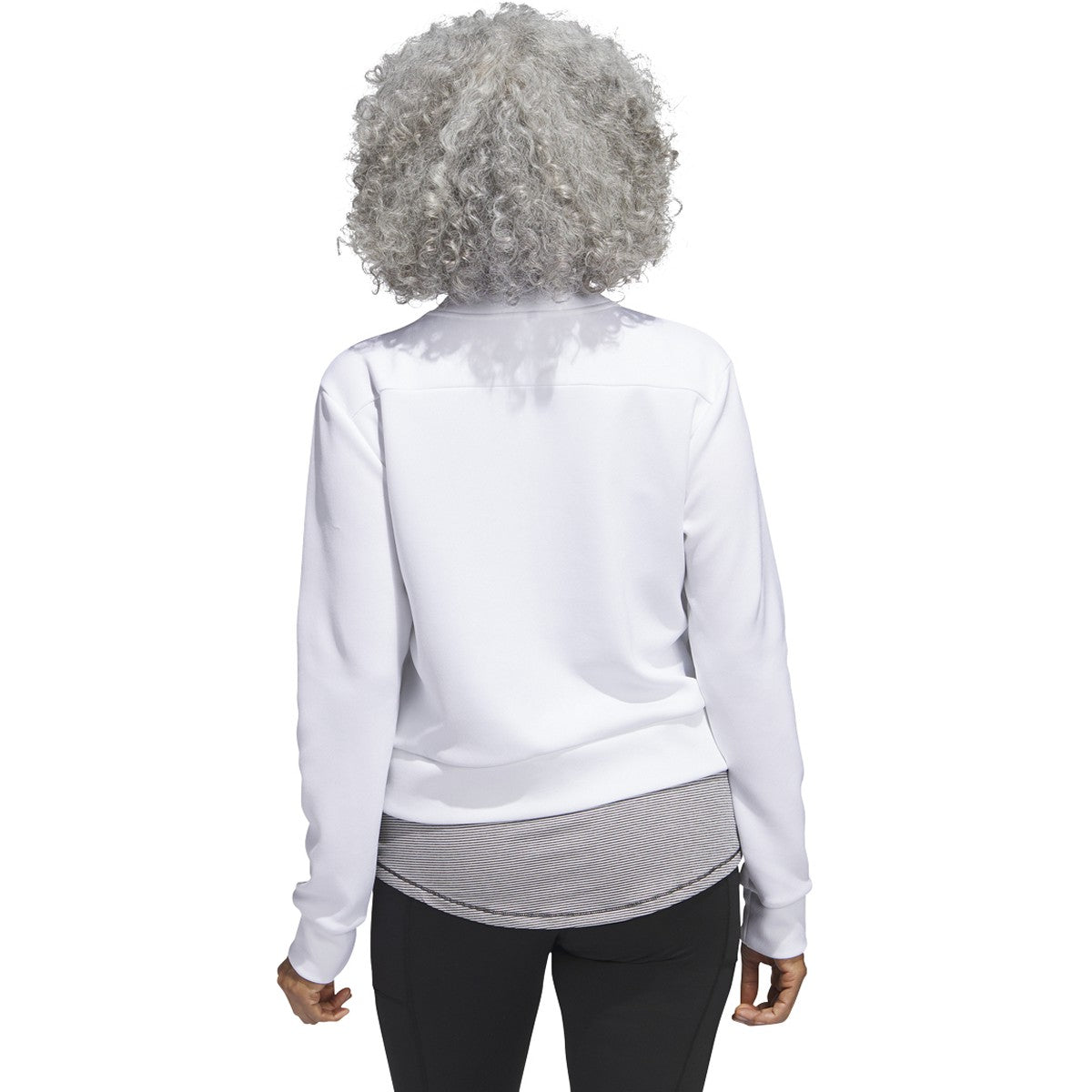 adidas Women's Full Zip Knit Golf Bomber Jacket-2