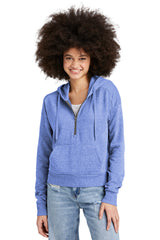 District Women's   Perfect Tri   Fleece 1/2-Zip Pullover DT1311