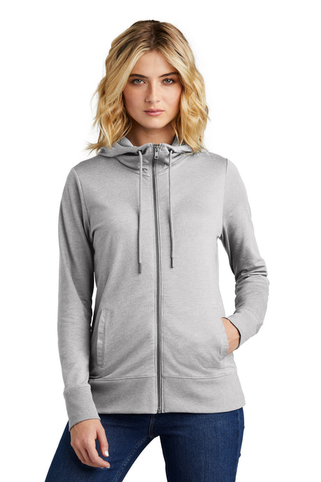 District Women's   Featherweight French Terry   Full-Zip Hoodie DT673