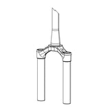 RockShox CSU SID 29 51 DFBLK Fork Upper