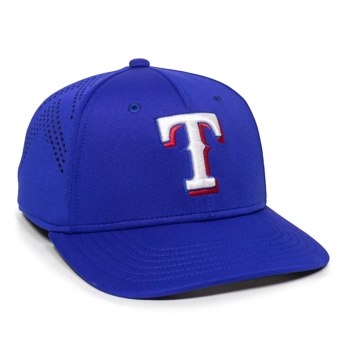 Outdoor Cap Texas Rangers™ Official MLB® Replica Structured Solid Panel Hat (MLB-600)-1