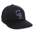 Outdoor Cap Colorado Rockies™ Official MLB® Replica Structured Solid Panel Hat (MLB-350)-1