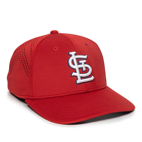 Outdoor Cap St. Louis Cardinals™ Official MLB® Replica Structured Solid Panel Hat (MLB-600)-1