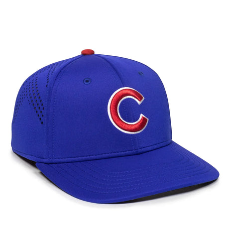 Outdoor Cap Chicago Cubs™ Official MLB® Replica Structured Solid Panel Hat (MLB-600)-1
