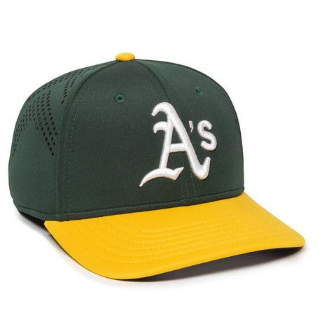 Outdoor Cap Oakland Athletics™ Official MLB® Replica Structured Solid Panel Hat (MLB-600)-1