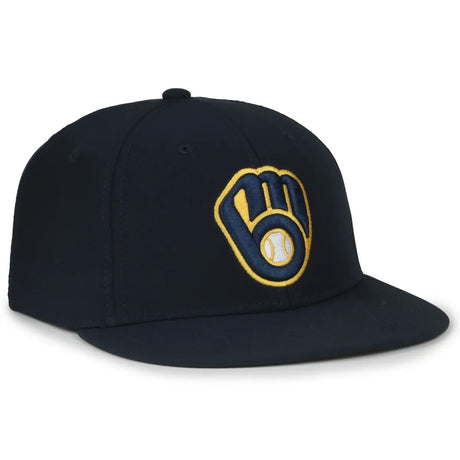 Outdoor Cap Milwaukee Brewers™ Official MLB® Replica Structured Solid Panel Hat (MLB-450)-1
