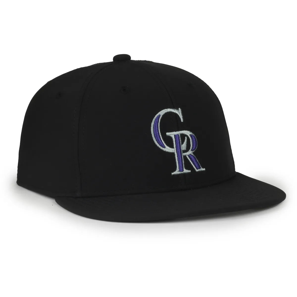 Outdoor Cap Colorado Rockies™ Official MLB® Replica Structured Solid Panel Hat (MLB-450)-1