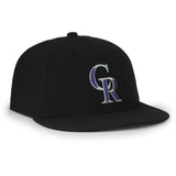 Outdoor Cap Colorado Rockies™ Official MLB® Replica Structured Solid Panel Hat (MLB-450)-1