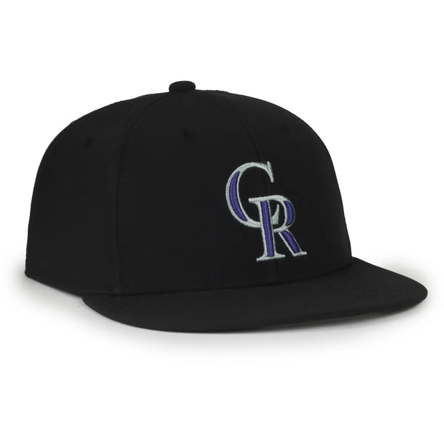 Outdoor Cap Colorado Rockies™ Official MLB® Replica Structured Solid Panel Hat (MLB-450)-1