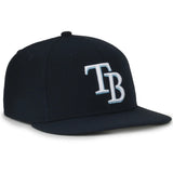 Outdoor Cap Tampa Bay Rays™ Official MLB® Replica Structured Solid Panel Hat (MLB-450)-1