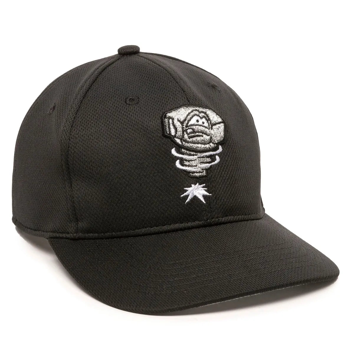 Outdoor Cap Lansing Lugnuts™ MiLB® Replica Structured Solid Panel Hat (MIN-350)-1