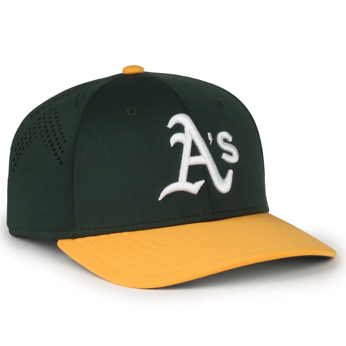 Outdoor Cap Oakland Athletics™ Official MLB® Replica Structured Solid Panel Hat (MLB-650)-1