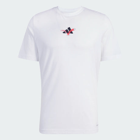 adidas Men's Tennis Happy 3 Balls Graphic Tee