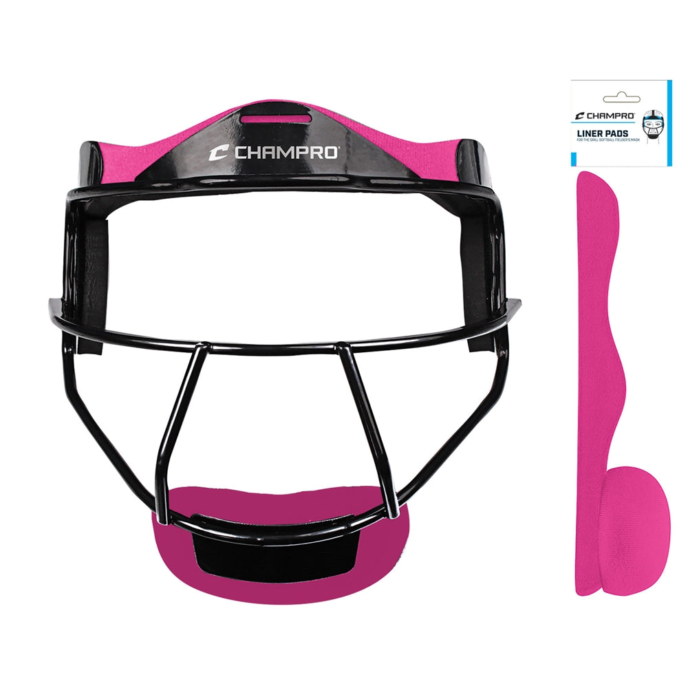 Champro Replacement Liner Pads for CM01 Softball Defensive Fielder's Facemask