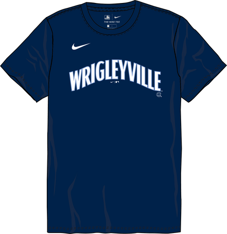 Nike Chicago Cubs Youth Institutional Short Sleeve Crew Neck Tee