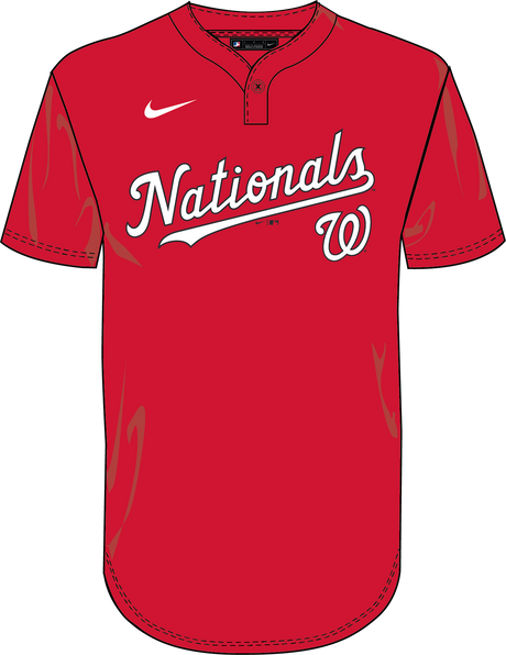 Nike Washington Nationals Men's 1 Button Jersey