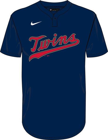 Nike Minnesota Twins Men's 1-Buton Jersey