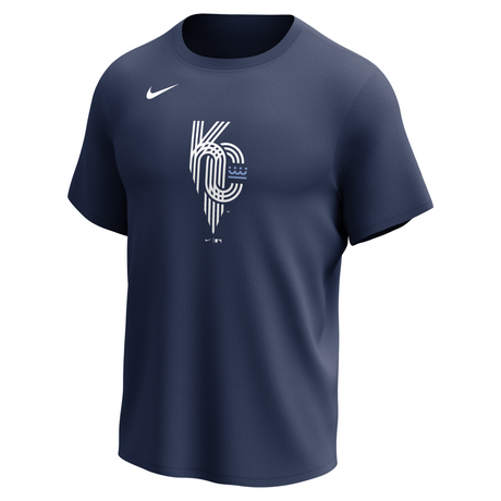 Nike Kansas City Royals Men's Crew Neck Synthetic City Connect Tee-1