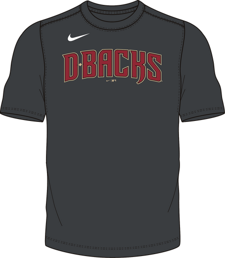 Nike Arizona Diamondbacks Men's Crew Neck Cotton Tee