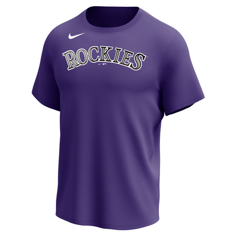 Nike Colorado Rockies Men's Crew Neck Synthetic City Connect Tee