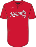 Nike Washington Nationals Youth 1-Button Jersey