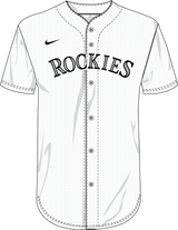 Nike Colorado Rockies Youth Institutional Full Button Jersey