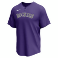 Nike Colorado Rockies Adult Institutional 1 Button Pullover-1