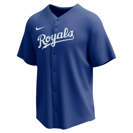 Nike Kansas City Royals Adult Institutional Full Button Jersey-1
