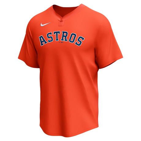 Nike Houston Astros Adult Institutional 1 Button Pullover-1