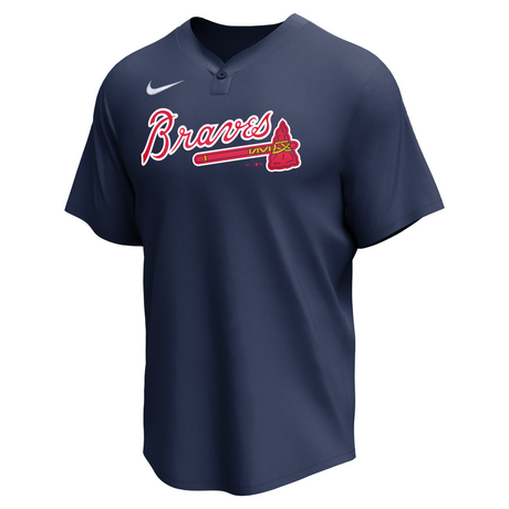Nike Atlanta Braves Adult Institutional 1 Button Pullover-1