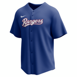 Nike Texas Rangers Adult Institutional Full Button Jersey