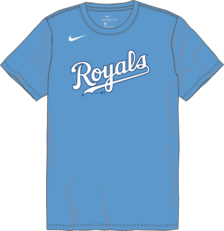 Nike Kansas City Royals Youth Institutional Short Sleeve Cotton Tee