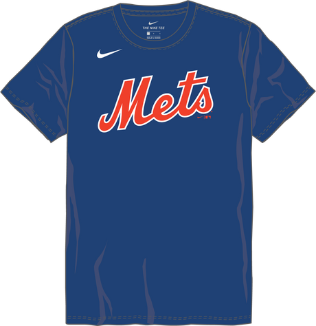Nike New York Mets Youth Institutional Short Sleeve Cotton Tee